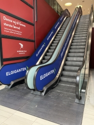 print på rulletrappe