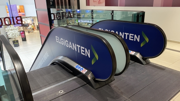 print på rulletrappe