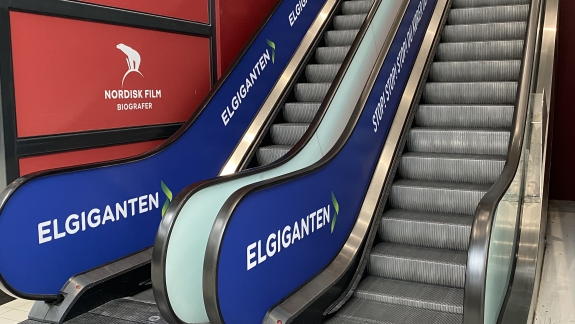 print på rulletrappe